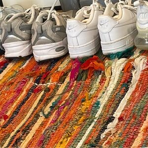 Nike White Lace-Up Sneakers